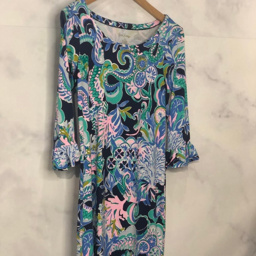 Lilly Pulitzer UPF 50+ SOPHIE RUFFLE DRESS